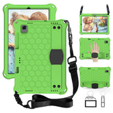 Hive SamSung Tablet Case For Sansung S6 10.5 (2019)/ S5E(2019)/Tab A7 (2020) Durable Stand Cover With Shoulder Strap-GreenBlack