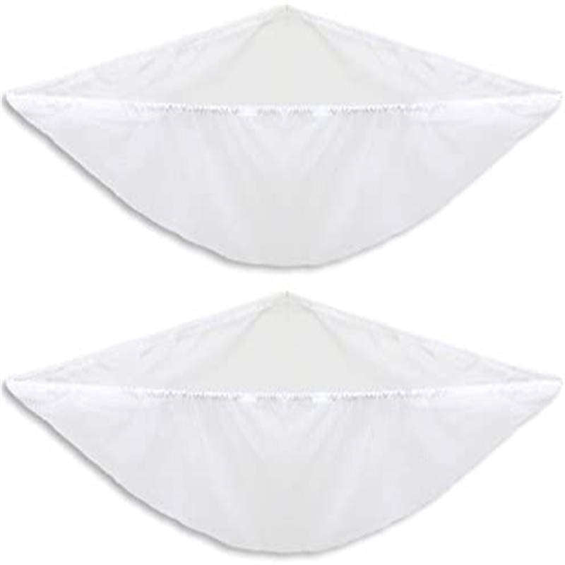 2 Packs Stuffed Animals Jumbo Toy Storage Hammock-White