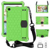 Hive SamSung Tab A 10.1 T510/T515(2019) Tablet Case Durable Stand Cover With Shoulder Strap-GreenBlack