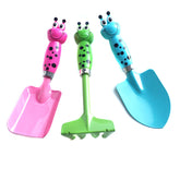 Home & Living3 Pcs Kids Gardening Tools Set Mini Safe Toy Gardening Tools for Soil Planting Digging Transplanting