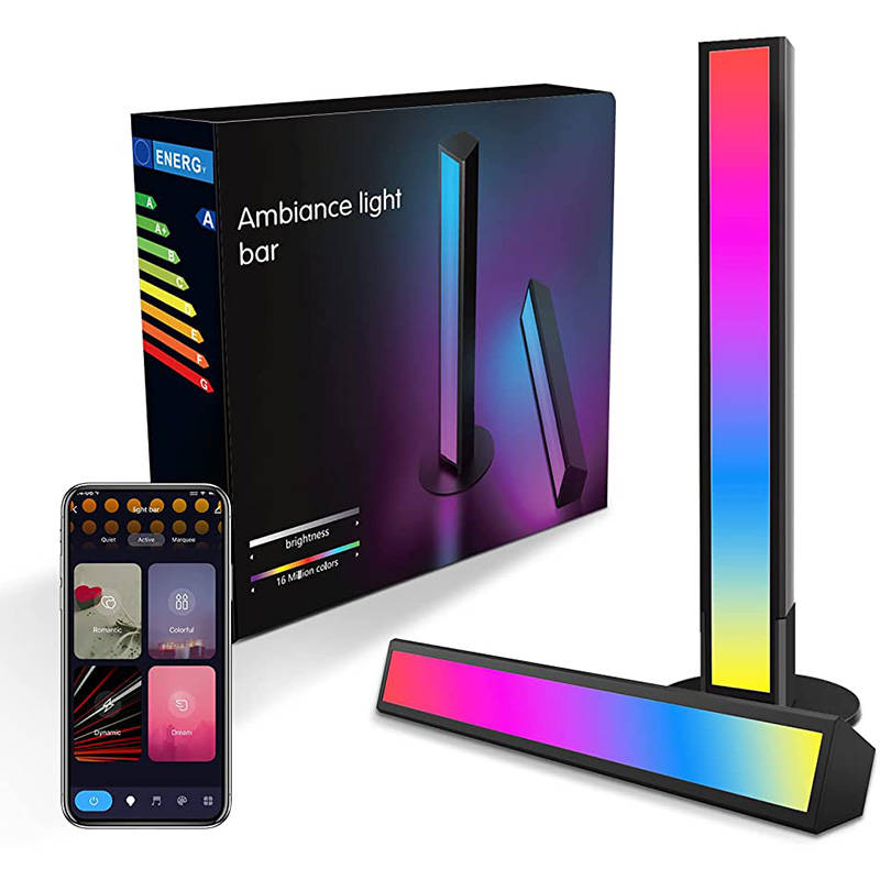 Smart Atmosphere Light Bars with 10 Scene Modes and 4 Music Modes for Entertainment TV