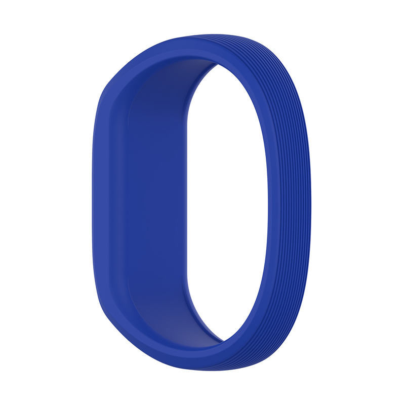 Soft Silicone Replacement Watchband for Garmin Vivofit JR Band for Kids Women Men-Dark Blue
