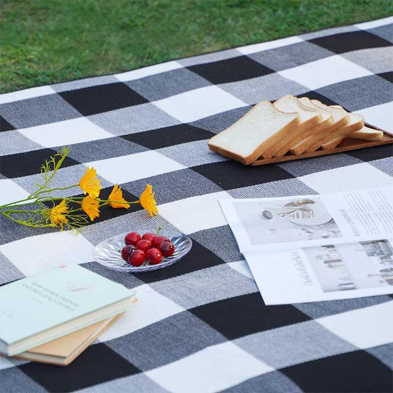 Picnic Blanket Waterproof Foldable Picnic Mat for Beach Camping-Grey