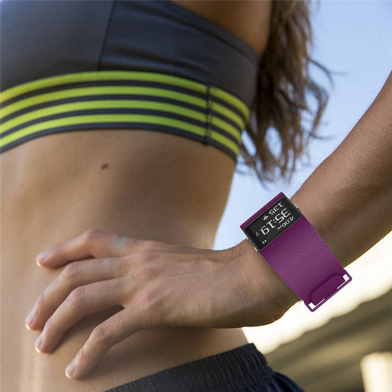 Soft Silicone Band For Fitbit Surge Smart Watch Replacement Accessories-Purple