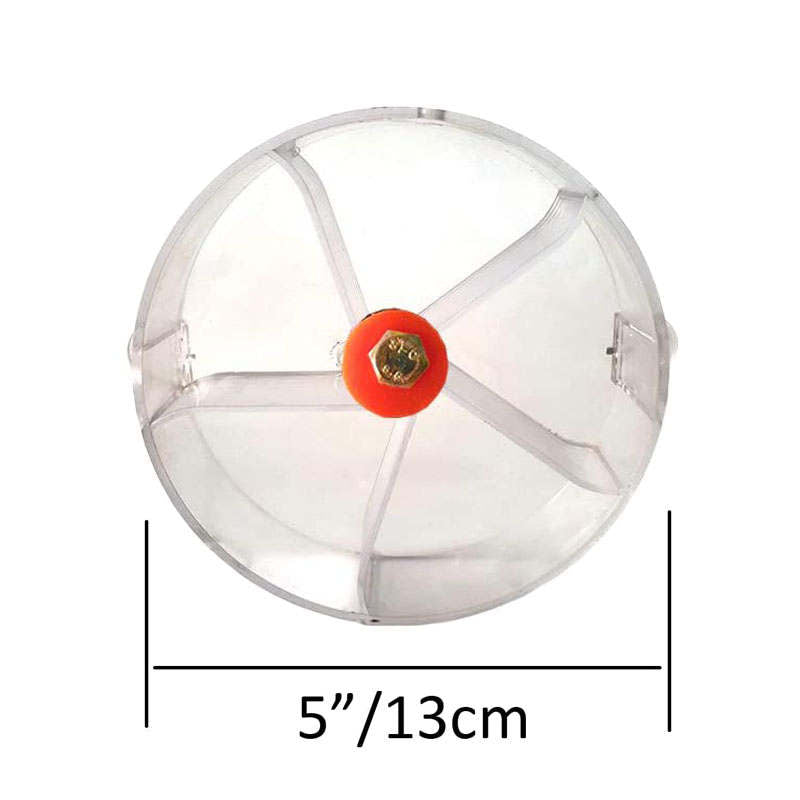 Bird Foraging System Wheel Seed Food Ball Spinning Training Toy-Clear