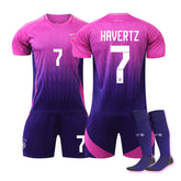 HAVERTZ #7 Germany Away Jersey Soccer Jersey Kit Football T-shirt Set for Adult Kids