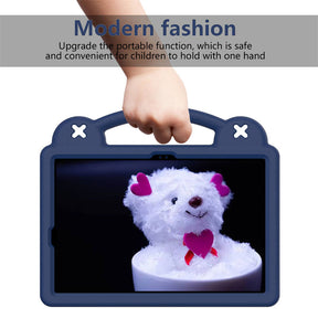 Portable Tablet Case with Handle Stand for Samsung Galaxy A9 Plus-NavyBlue