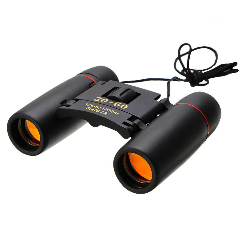 30x60 Small Binoculars with Lanyard Foldable for Concert Bird Watching