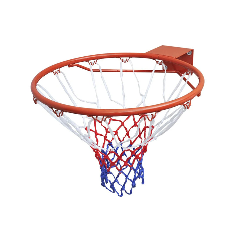 Basketball Goal Hoop Set Rim with Net Orange 45 cm