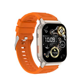 Bluetooth Smart Watch with Blood Pressure and Heart Rate Monitoring-Orange