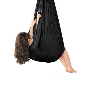 Sensory Swing Indoor Therapy Swing for Adults Kids and Teens Black 100*280cm