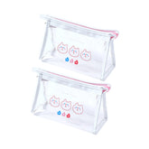 Transparent Waterproof Pencil Case Cosmetic Bag Organizer With Zipper-3