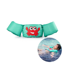 Children's Life Jacket, Swimming Aid Adjustable Swimming Arm Bands Boys Girls From 2-6 Years Swimming Beginners for Toddlers Swimming