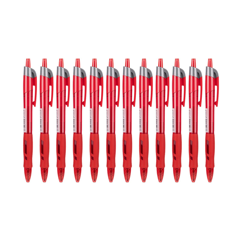 Ink Gel Pen 12 Count Office & School Pens -Red