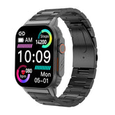 HD Screen Smart Watch 2.01 Inch with Waterproof HRV Fitness Tracker-Black