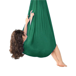 Sensory Swing Indoor Therapy Swing for Adults Kids and Teens Dark Green 150*280cm