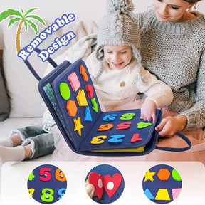 Montessori Felt Learning Board Diy Children Early Education Develop Intellectual