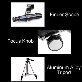 Beginner Telescope for Kids 70mm Aperture with Tripod & Carry Backpack