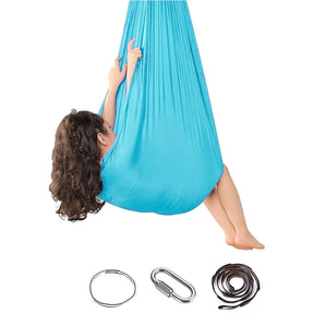 Sensory Swing Indoor Therapy Swing for Adults Kids and Teens Sky Blue 150*280cm