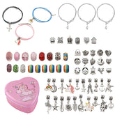 Charm Bracelet Making Kit for Girls Unicorn DIY Christmas Craft Gifts