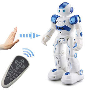 RC Robot Toys Gesture Sensing Smart Robot Toy for Kids Christmas Birthday Gift-Blue