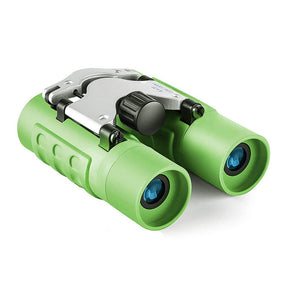 Binoculars 8x21 High Resolution Compact for 3-12 Years Kids Camping-Light Green
