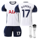 ROMERO #17 Tottenham Hotspur F.C Home Soccer Jersey Kit Football T-shirt Set for Adult Kids