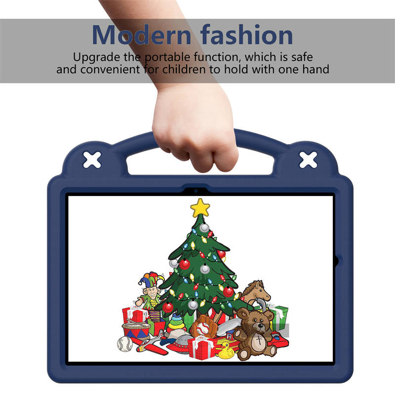 Portable Tablet Case with Handle Stand for Samsung Galaxy S9/8/7-NavyBlue