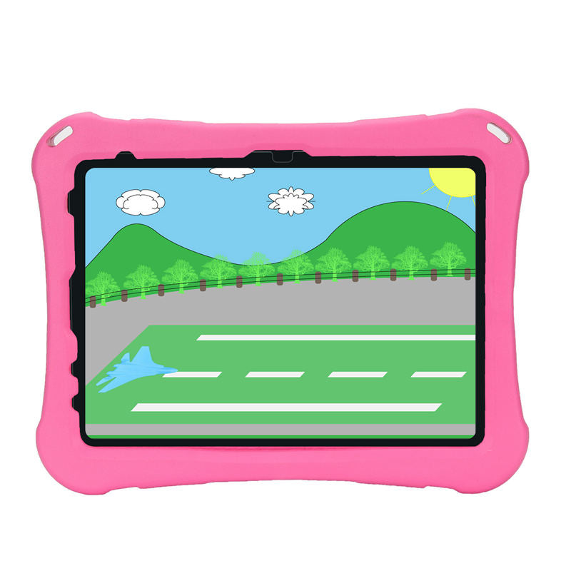 Shockproof Case with Plane Stand and Pencil Holder for iPad 10th 10.9 inch 2022-Rose