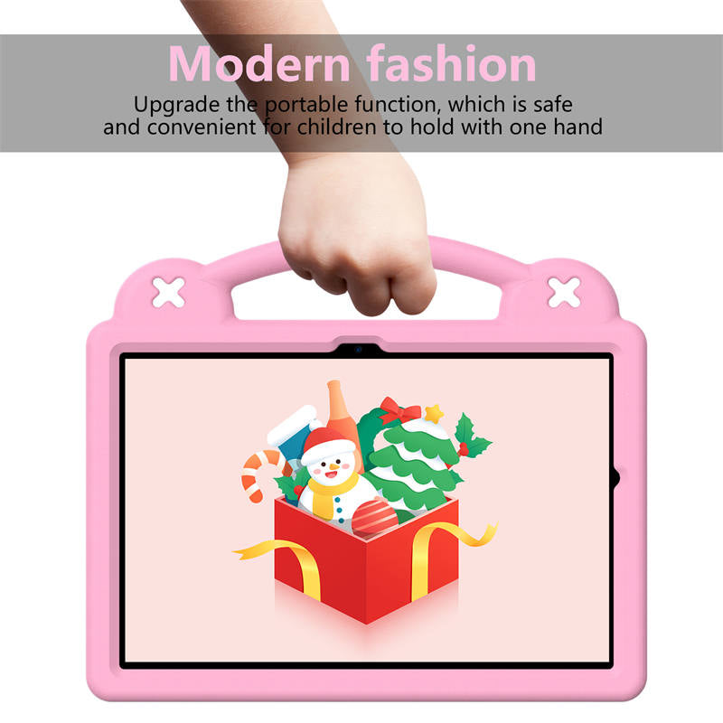 Portable Tablet Case with Handle Stand for Samsung Galaxy S9/8/7-Pink