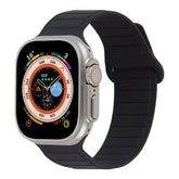 Silicone Magnetic Watch Bands Adjustable Loop Strap for Apple Watch-6