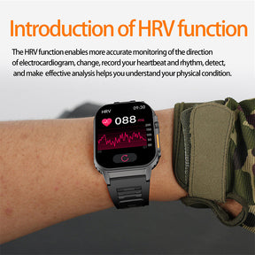 Bluetooth Smart Watch with Blood Pressure and Heart Rate Monitoring-Orange