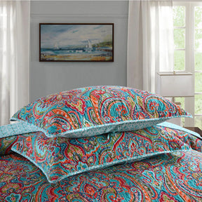 King And Super King Size Bed Luxury 100% Cotton Coverlet Bedspread Set Comforter Quilt Throw 250x270cm Bright Colours