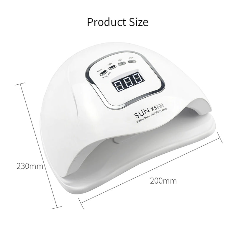 120W LED UV Nail Gel Dryer Curing Lamp - AU/NZ Plug