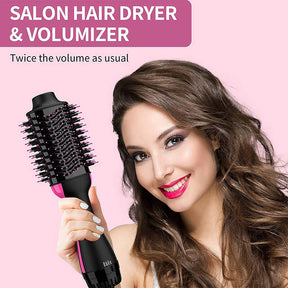 Hair Dryer Brush 2-in-1 Negative Ion Hairdressing Comb Blow Dryer