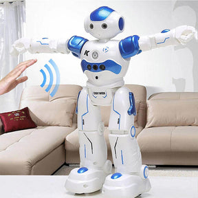 RC Robot Toys Gesture Sensing Smart Robot Toy for Kids Christmas Birthday Gift-Blue