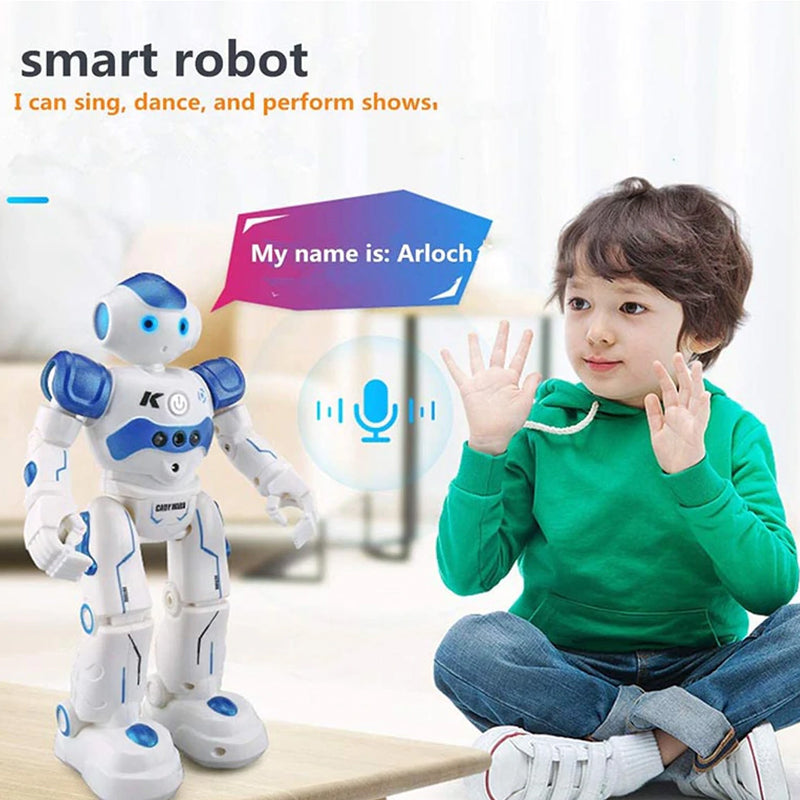 RC Robot Toys Gesture Sensing Smart Robot Toy for Kids Christmas Birthday Gift-Pink