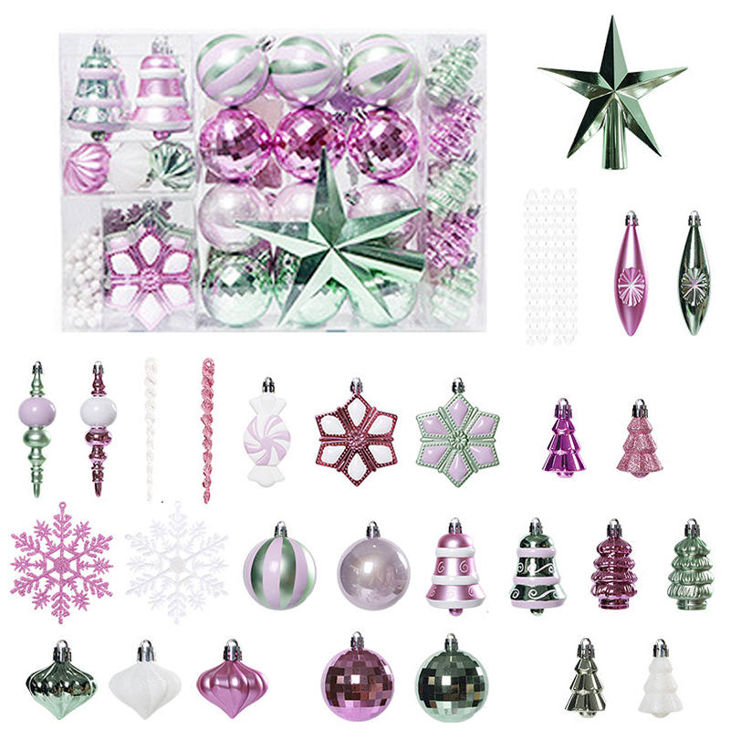 88 Pcs Christmas Balls Ornaments Shatterproof for Home Party Decor