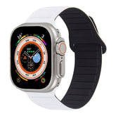 Silicone Magnetic Watch Bands Adjustable Loop Strap for Apple Watch-5