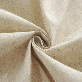 Vintage Ruffle Tablecloth Cotton Linen Home Decoration-Beige