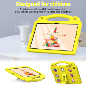 Portable Tablet Case with Handle Stand for Samsung Galaxy S9/8/7-Yellow