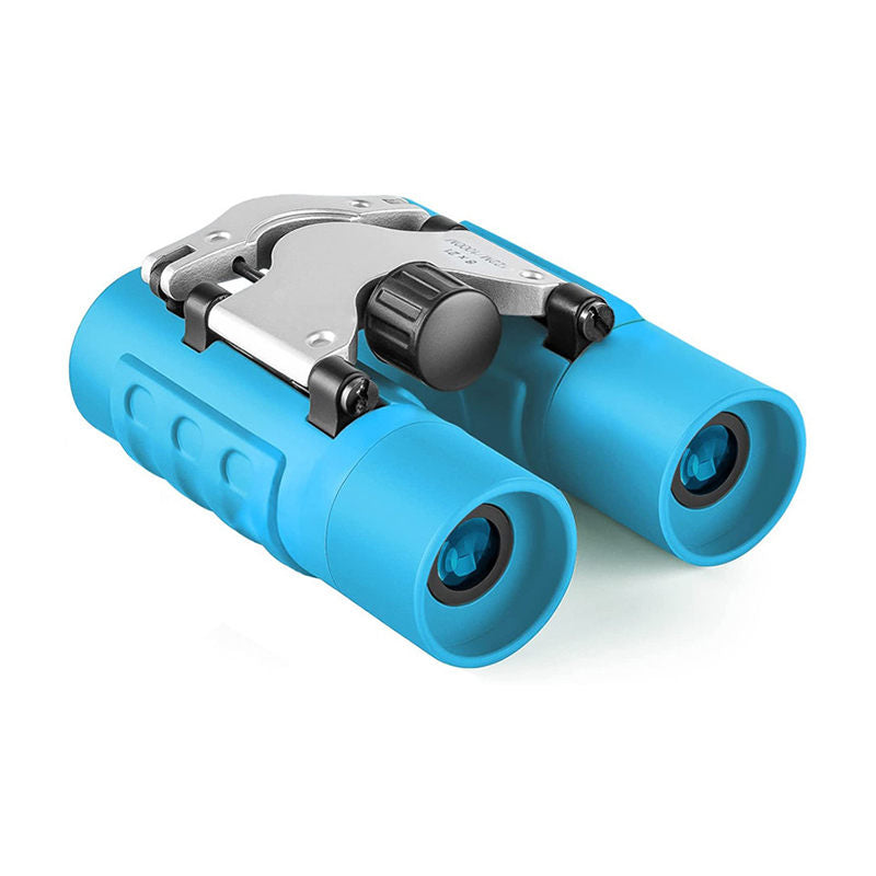 Binoculars 8x21 High Resolution Compact for 3-12 Years Kids Camping-Sky Blue