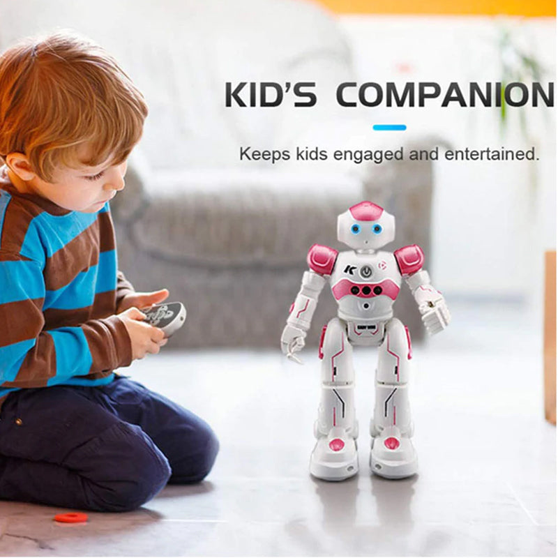 RC Robot Toys Gesture Sensing Smart Robot Toy for Kids Christmas Birthday Gift-Pink