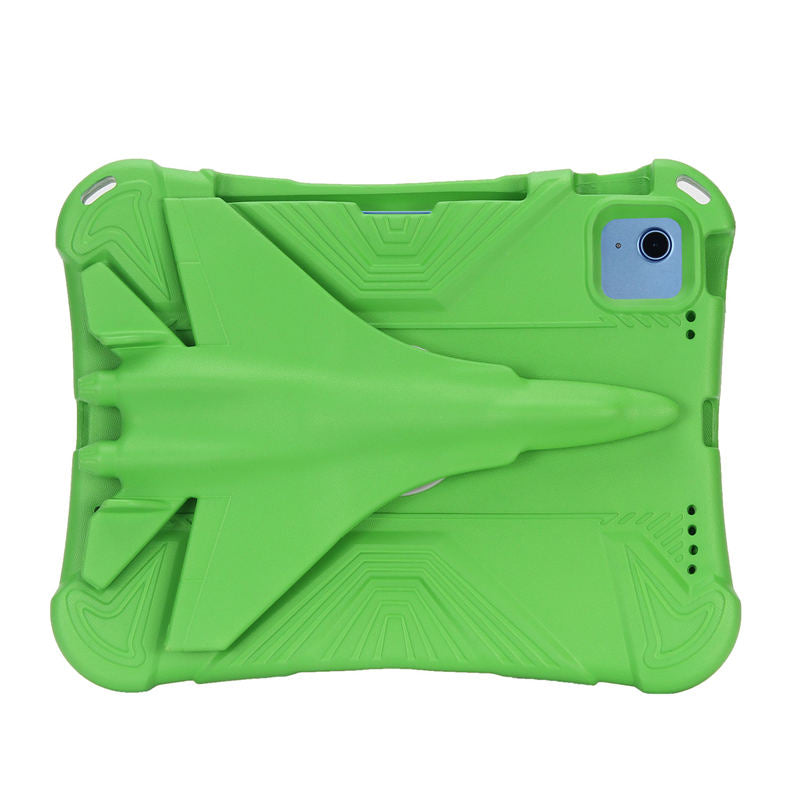Shockproof Case with Plane Stand and Pencil Holder for iPad 10th 10.9 inch 2022-Green