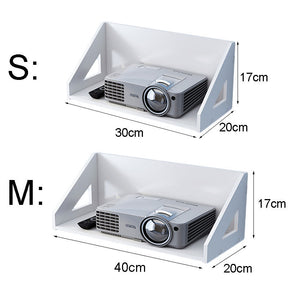 Wall Mount Floating Shelves for Projector WiFi Router Punching-Free