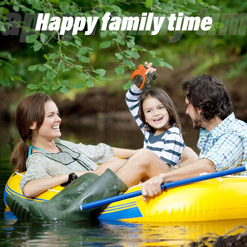 Kids Binoculars 8x21 Compact Waterproof for Age 3-12 Explore Nature-Orange