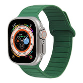 Silicone Magnetic Watch Bands Adjustable Loop Strap for Apple Watch-1