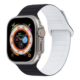 Silicone Magnetic Watch Bands Adjustable Loop Strap for Apple Watch-10