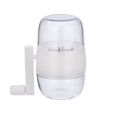 Portable Nut Grinder Hand Crank Food Shredder for All Nuts Kitchen Tool-White