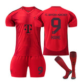 KANE #9 Bayern Club Home Jersey Soccer Jersey Kit Football T-shirt Set for Adult Kids